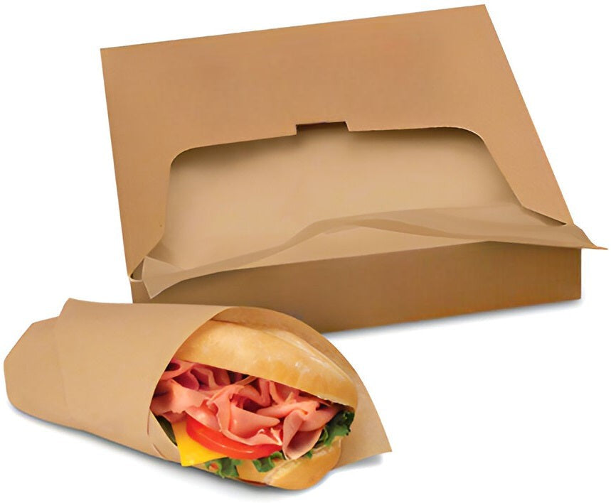 De Luxe - 12" x 12" 2S Sealable Sandwich Wrap, 5000/cs - 381212 (Special Order Item)