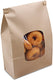 De Luxe - 2lb Paper Stand Up Window Bakery Bag - 300246