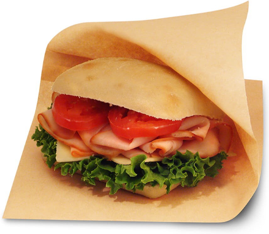 De Luxe - 7" x 6.75" EcoCraft Double Open Bag Grease Resistant, 2000/cs - 300107