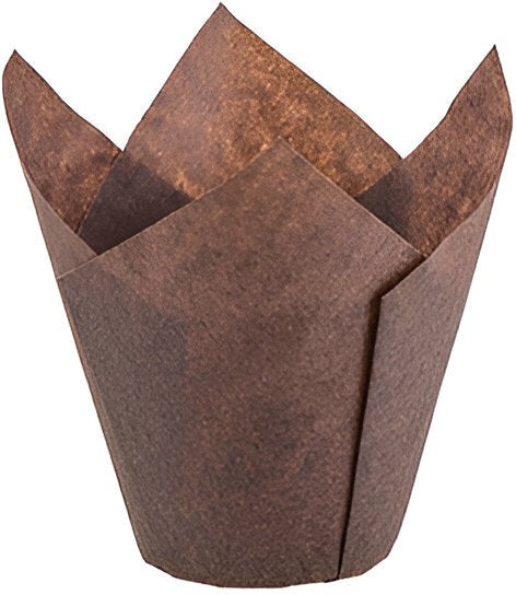 De Luxe - Brown Tulip Cup, 10x200/Cs - 363201