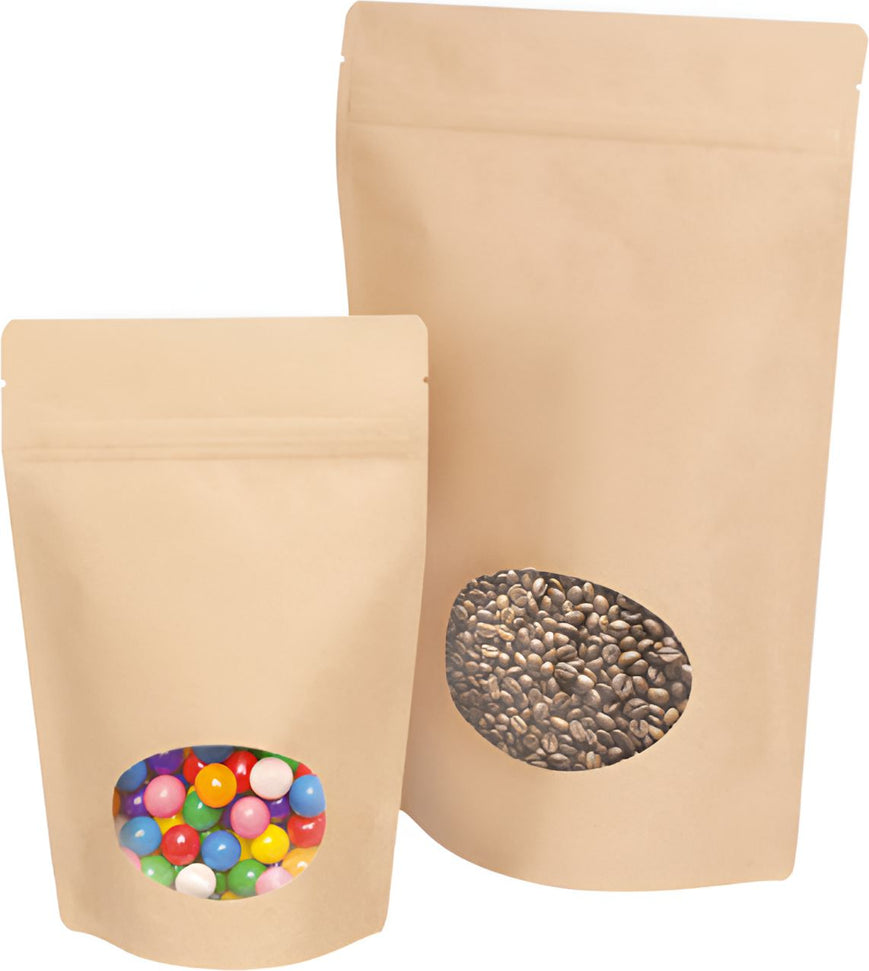 De Luxe - Ecocraft Medium Zip Seal Pouch, 750/Cs - 301030