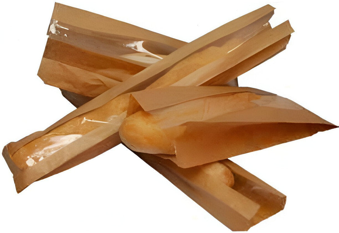 De Luxe - Plain Natural Window Bread Bag, 1000/Cs - 304324