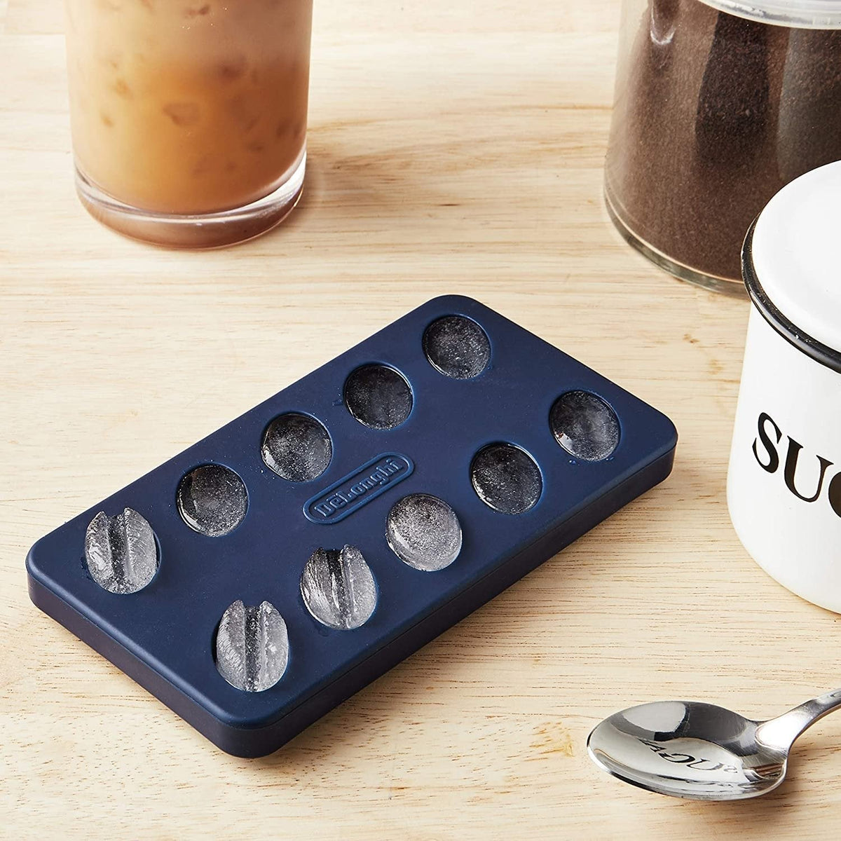 DeLonghi - 10 Beans Silicone Ice Cube Tray - DLSC053