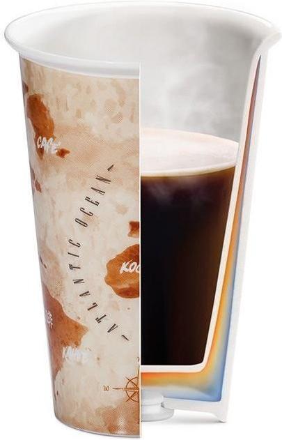 DeLonghi - 10 Oz Double Wall Ceramic Thermal Mug The Adventurer - DLSC056