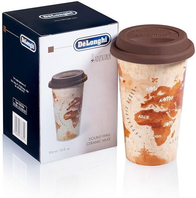 DeLonghi - 10 Oz Double Wall Ceramic Thermal Mug The Adventurer - DLSC056