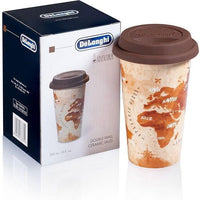 DeLonghi - 10 Oz Double Wall Ceramic Thermal Mug The Adventurer - DLSC056