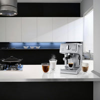 DeLonghi - 15" Stainless Steel Bar Pump Espresso and Cappuccino Machine With Premium Frother - ECP 36.30
