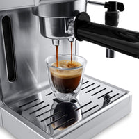 DeLonghi - 15" Stainless Steel Bar Pump Espresso and Cappuccino Machine With Premium Frother - ECP 36.30