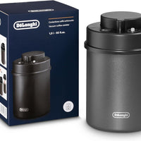 DeLonghi - 1.5 L Black Vacuum Coffee Canister - DLSC071