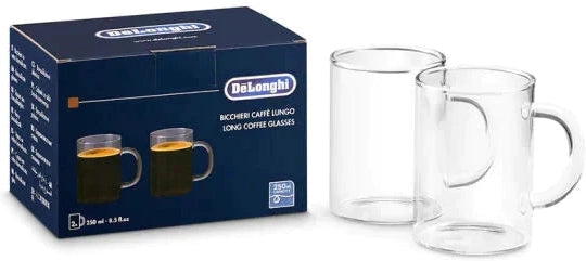 DeLonghi - 250 ml Long Coffee Glasses - DLSC320