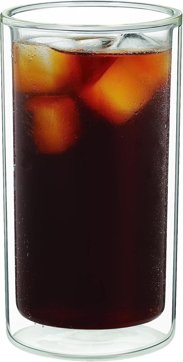 DeLonghi - 300 ml Double Wall Thermal Glasses, Pack of 2 - DLSC325