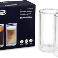 DeLonghi - 300 ml Double Wall Thermal Glasses, Pack of 2 - DLSC325
