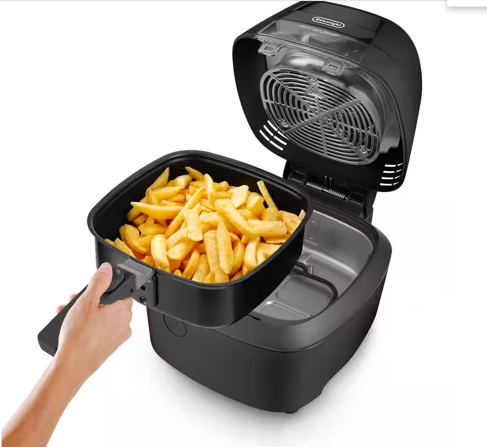 DeLonghi - 4 QT Rapid Crisp Air Fryer - FH2133BK
