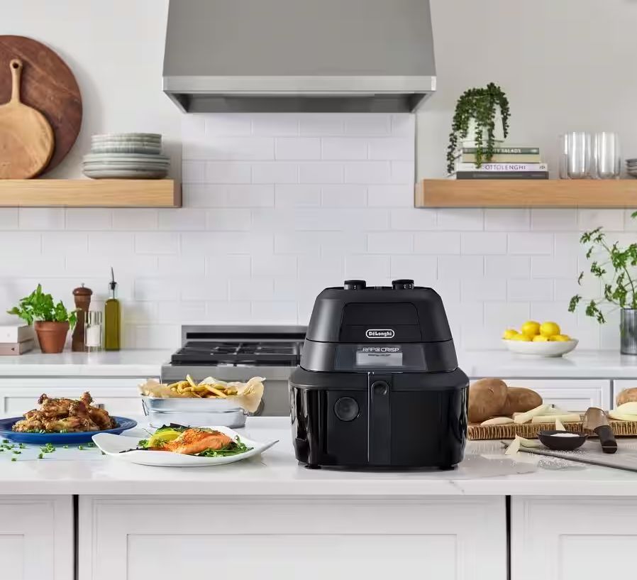 DeLonghi - 4 QT Rapid Crisp Air Fryer - FH2133BK