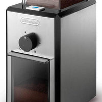 DeLonghi - 4.2 Oz Conical Burr Coffee Grinder Stainless Steel - KG89