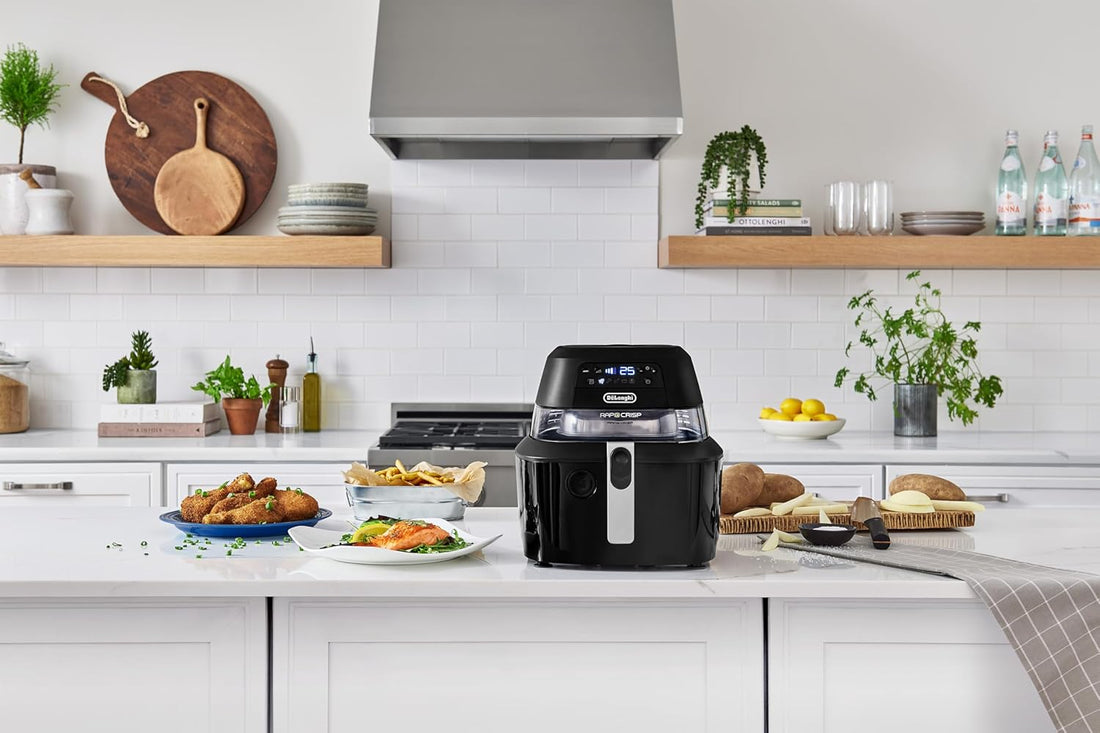 DeLonghi - 5 QT Rapid Crisp Digital Air Fryer - FH2394BK