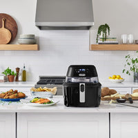 DeLonghi - 5 QT Rapid Crisp Digital Air Fryer - FH2394BK