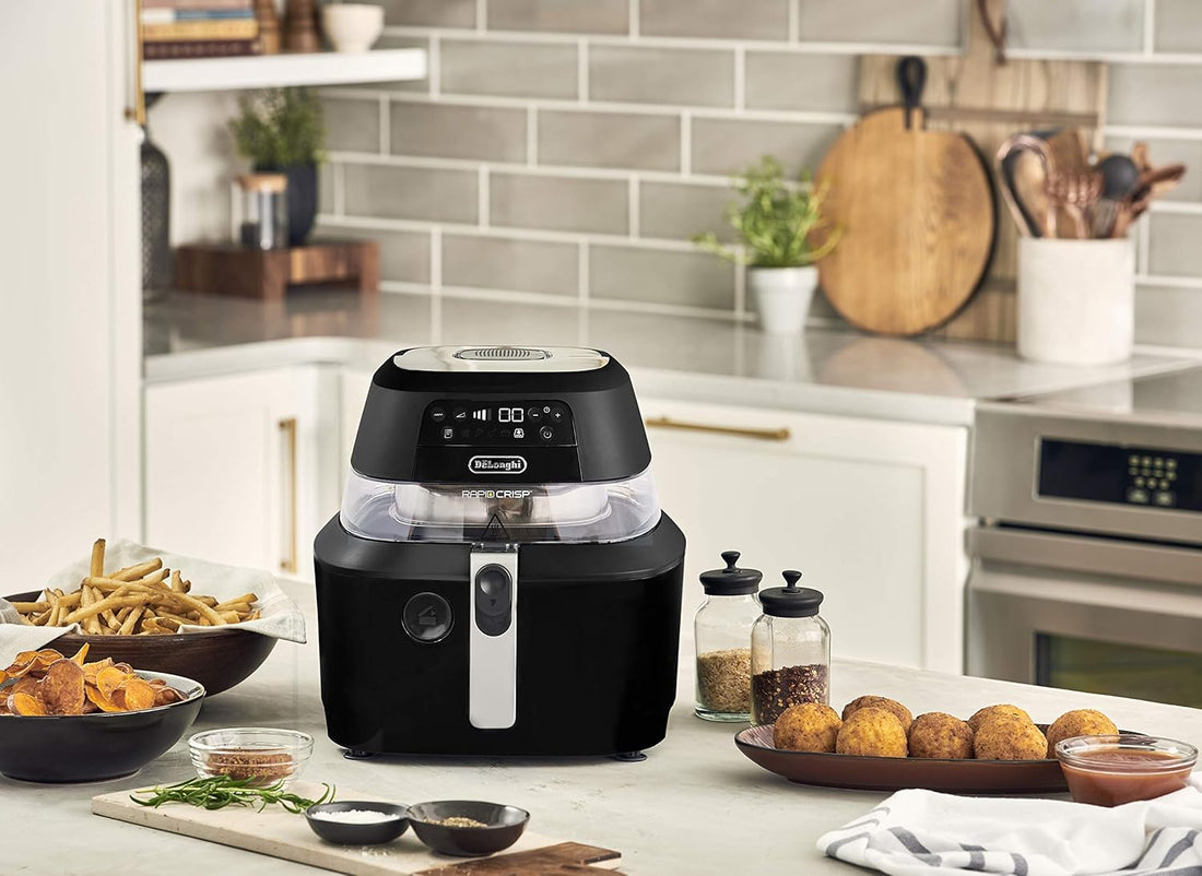 DeLonghi - 5 QT Rapid Crisp Digital Air Fryer - FH2394BK