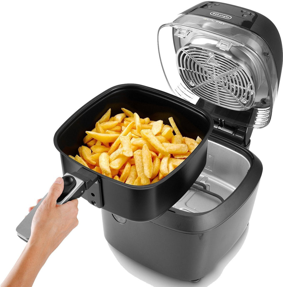 DeLonghi - 5 QT Rapid Crisp Digital Air Fryer - FH2394BK