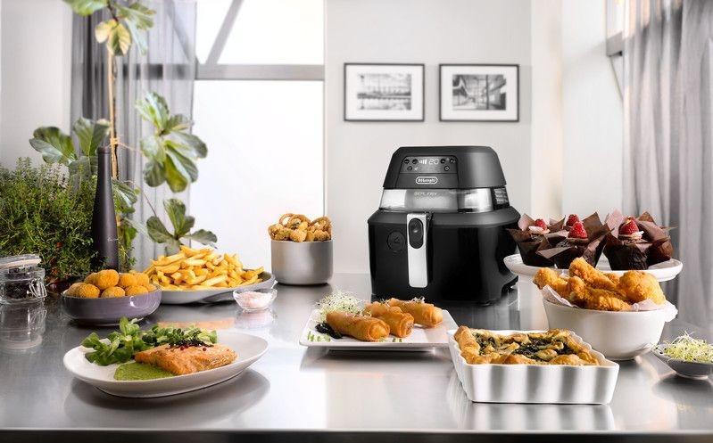 DeLonghi - 5 QT Rapid Crisp Digital Air Fryer - FH2394BK