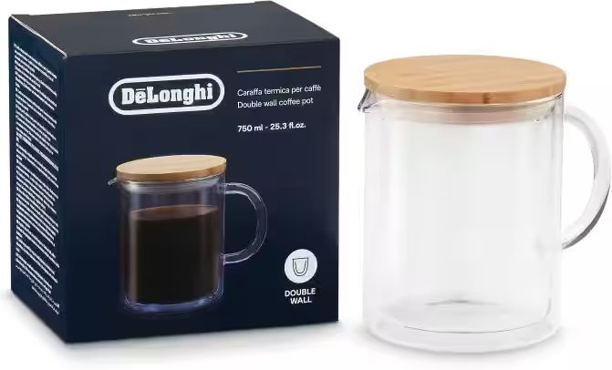 DeLonghi - 750 ml Double Wall Coffee Pot - DLSC078