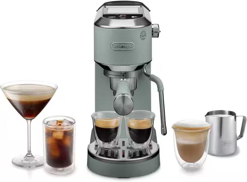 DeLonghi - Dedica Duo Pistachio Espresso Coffee Machine - EC890GR