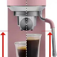 DeLonghi - Dedica Duo Rosé Pink Espresso Coffee Machine - EC890PK