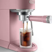 DeLonghi - Dedica Duo Rosé Pink Espresso Coffee Machine - EC890PK