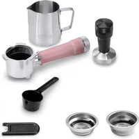 DeLonghi - Dedica Duo Rosé Pink Espresso Coffee Machine - EC890PK