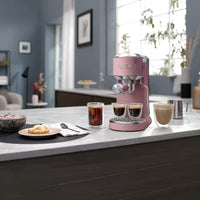 DeLonghi - Dedica Duo Rosé Pink Espresso Coffee Machine - EC890PK