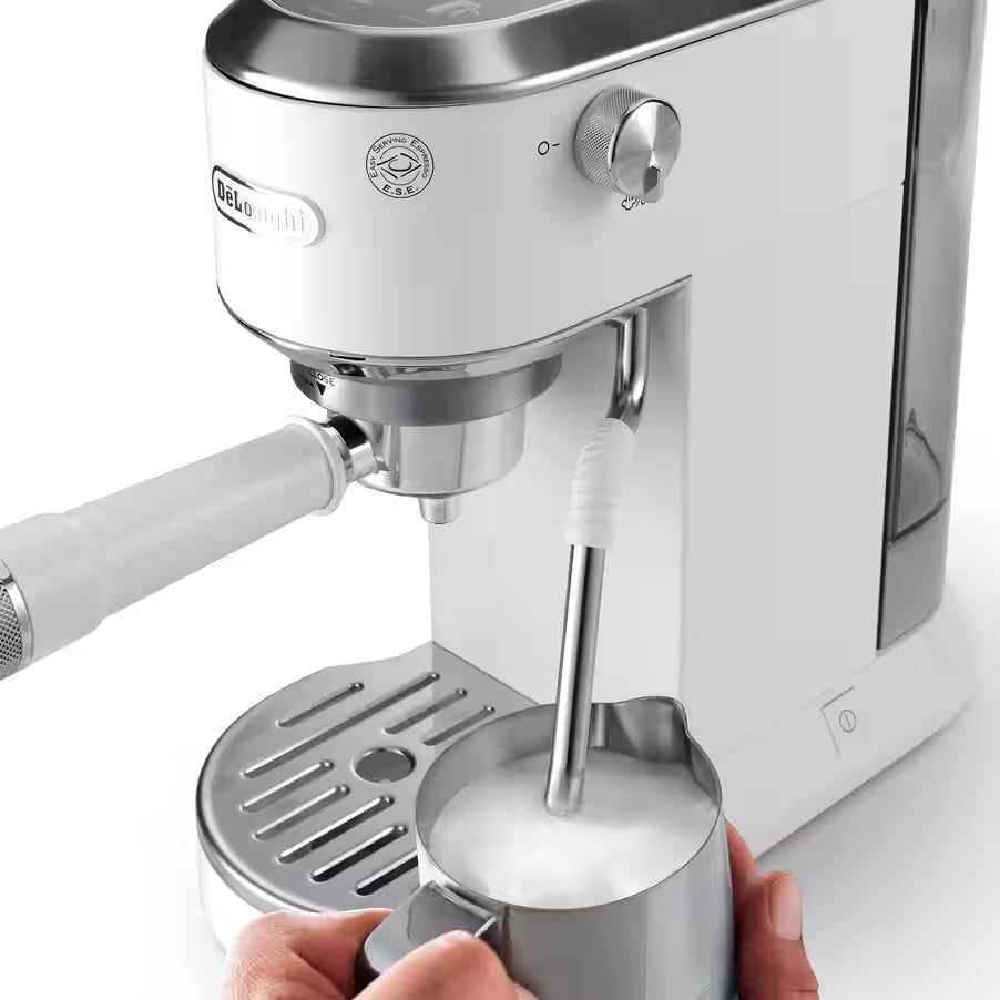 DeLonghi - Dedica Duo Vanilla Espresso Coffee Machine - EC890WI