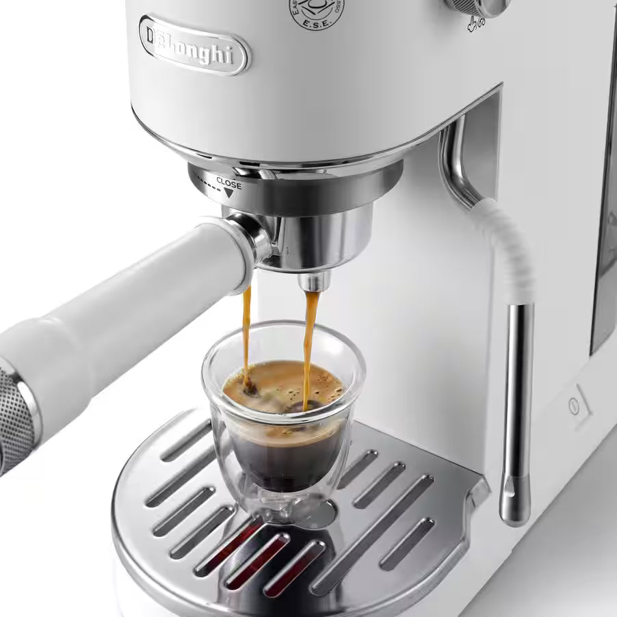 DeLonghi - Dedica Duo Vanilla Espresso Coffee Machine - EC890WI