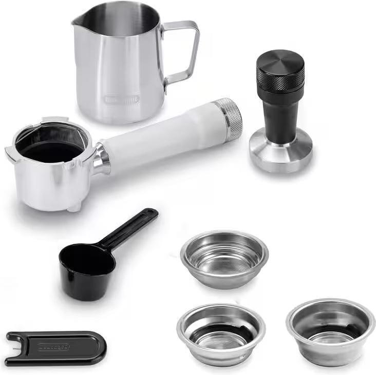 DeLonghi - Dedica Duo Vanilla Espresso Coffee Machine - EC890WI