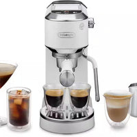 DeLonghi - Dedica Duo Vanilla Espresso Coffee Machine - EC890WI