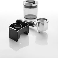 DeLonghi - Dedica Stainless Steel Conical Burr Digital 12 Oz Grinder with 18 Grind Settings and Portafilter Adaptor - KG521M