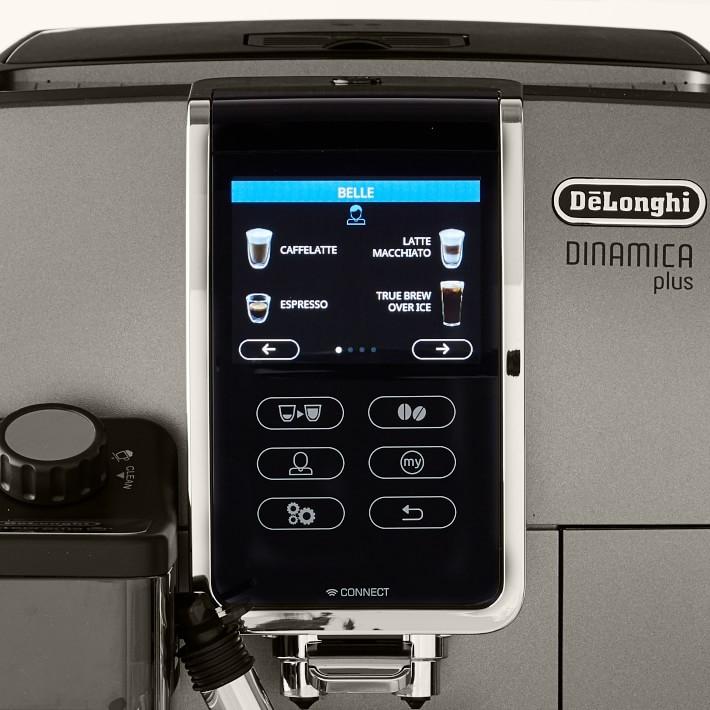 DeLonghi - Dinamica Plus Connected Smart Coffee & Espresso Machine with Coffee Connectivity App + Automatic Milk Frother, Titanium - ECAM37095TI - DISCONTINUED
