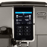 DeLonghi - Dinamica Plus Connected Smart Coffee & Espresso Machine with Coffee Connectivity App + Automatic Milk Frother, Titanium - ECAM37095TI - DISCONTINUED