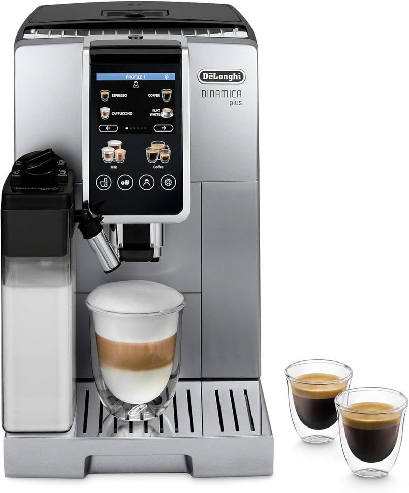 DeLonghi - Dinamica Plus Silver Automatic Espresso Machine - ECAM38085SB