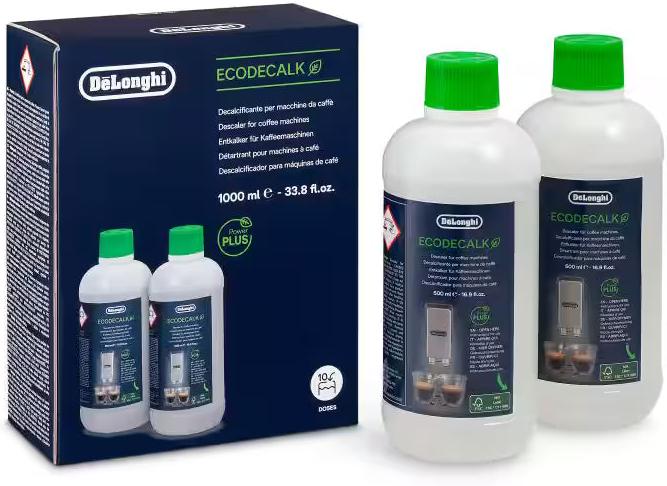 DeLonghi - Eco-Decalk Descaler 500ml, Set of 2 - DLSC502