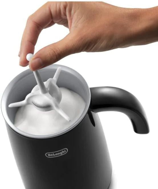 DeLonghi - Electric Milk Frother Plus with Hot and Cold Function - EMF2BK
