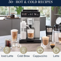 DeLonghi - Eletta Explore Super Automatic Espresso/Cappuccino Machine with Cold Brew - ECAM45086S