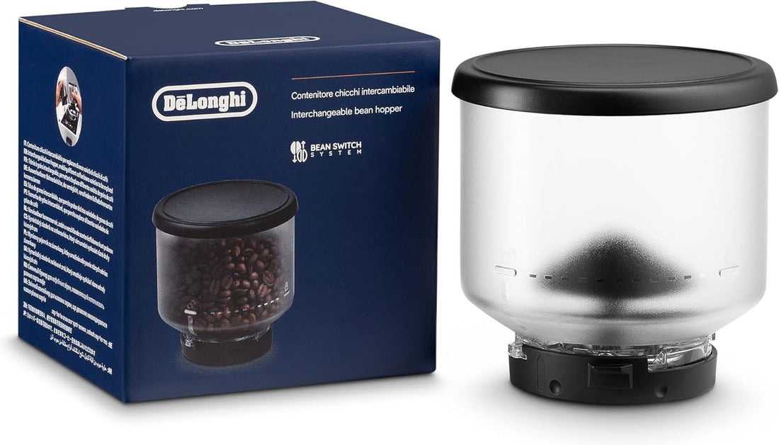 DeLonghi - Interchangeable Black Lid Bean Hopper for Rivelia Coffee Maker - DLSC403