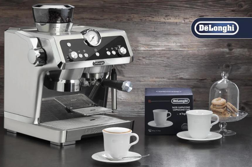 DeLonghi - Italian Cappuccino Cups & Saucers - DLSC309