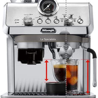 DeLonghi - La Specialista Arte EVO Stainless Steel Espresso Machine with Cold Brew - EC9255M