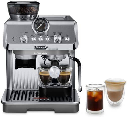 DeLonghi - La Specialista Arte EVO Stainless Steel Espresso Machine with Cold Brew - EC9255M