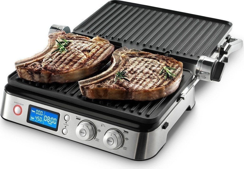 DeLonghi - Livenza Digital All-Day Indoor Grill with Waffle Plates - CGH1030D