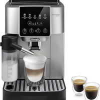 DeLonghi - Magnifica Start Automatic Silver Espresso Machine with LatteCrema System - ECAM22080SB