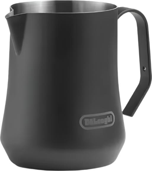 DeLonghi - Matte Black Stainless Steel Milk Frothing Jug, 500 ml - DLSC082
