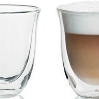 DeLonghi - Pack of 2 Double-Walled Cappuccino Glasses - DLSC311