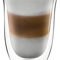 DeLonghi - Pack of 2 Latte Macchiato Glasses - DLSC312